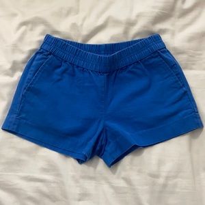 J. Crew - Elastic Waist Shorts - Size 0 - Blue